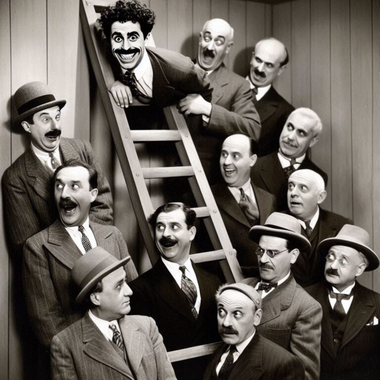 Como situarse en la escala social. GROUCHO MARX