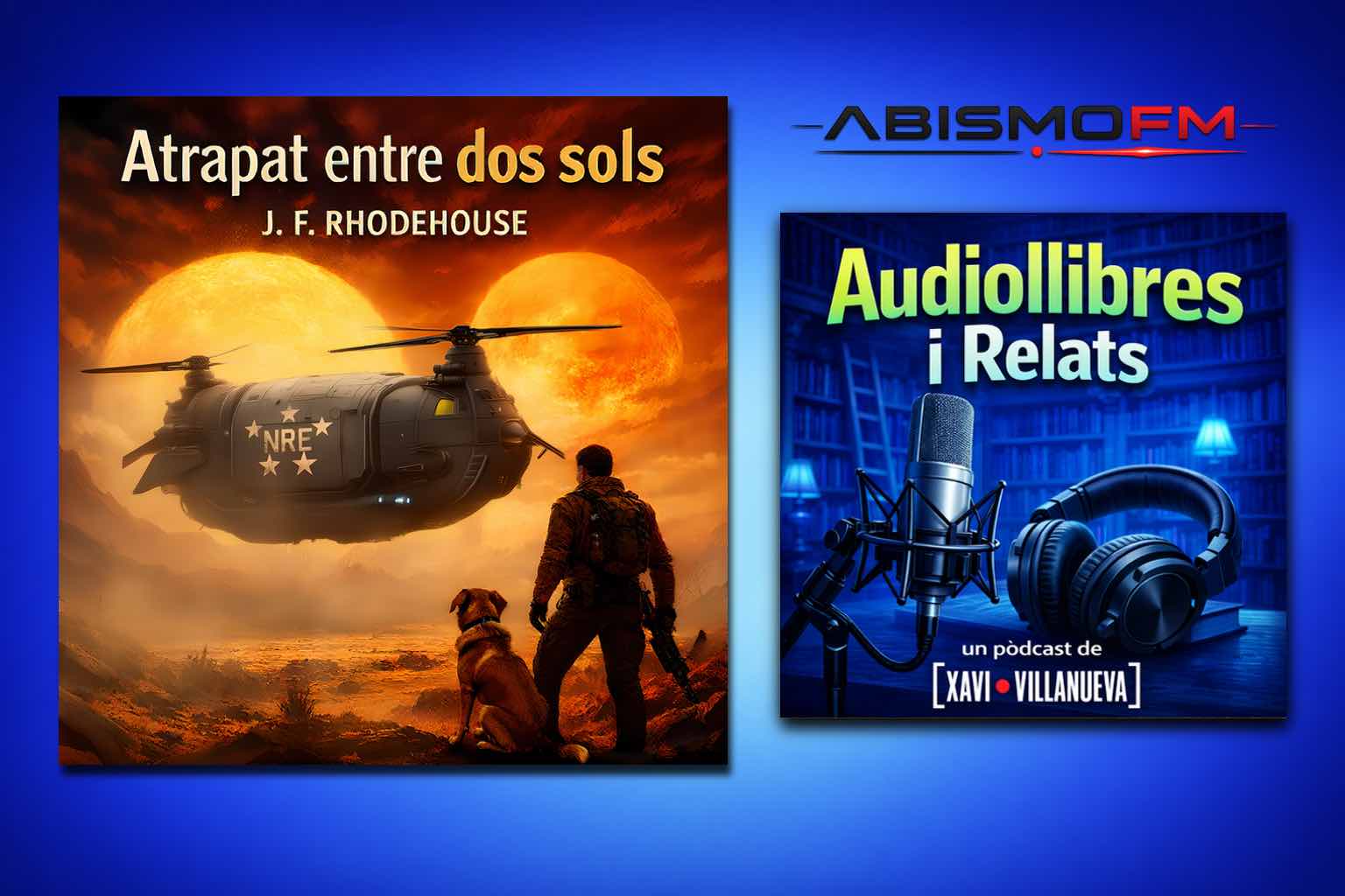 Audiollibres i Relats - Atrapat entre dos sols. J. F. RHODEHOUSE - ABISMOfm