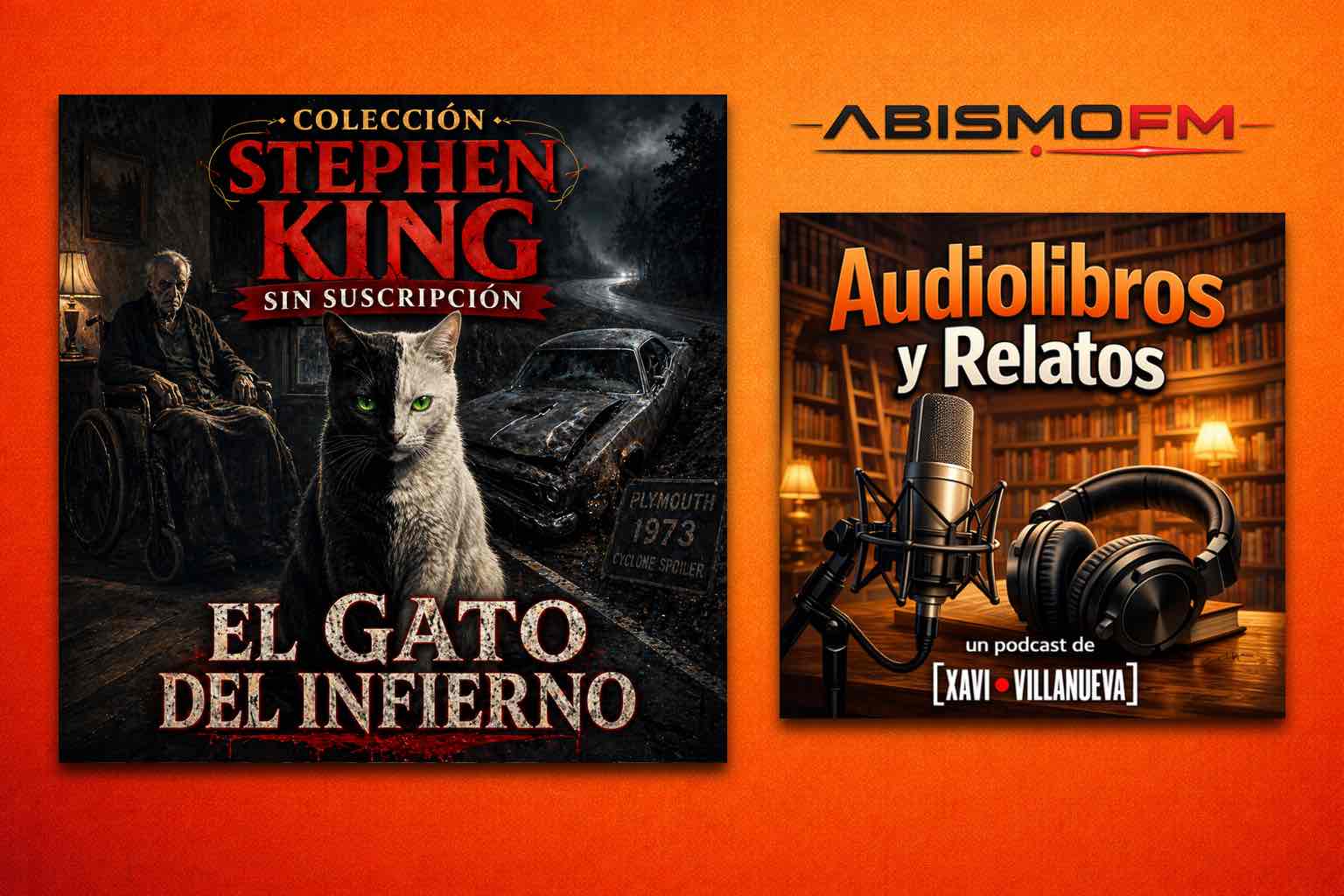 Audiolibros y Relatos - El gato del infierno. STEPHEN KING - ABISMOfm
